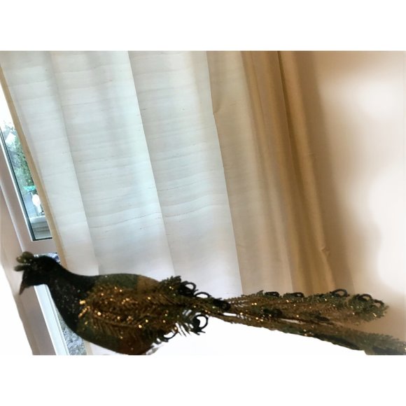 Vintage Holiday Christmas Ornaments Décor Peacocks - Picture 3 of 8